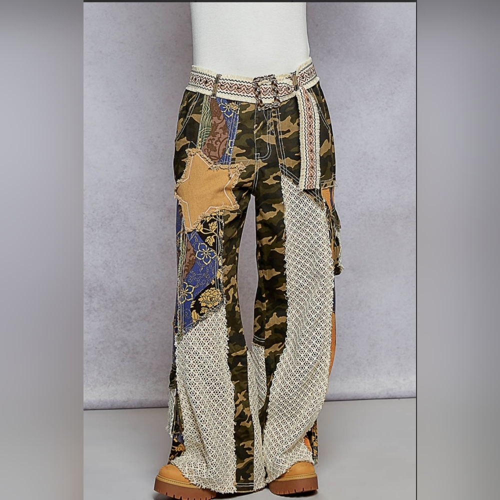 POL Multicolor Wide Leg Pants - Picture 2 of 6